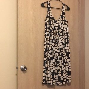 London Times Black/White Dress Size 12